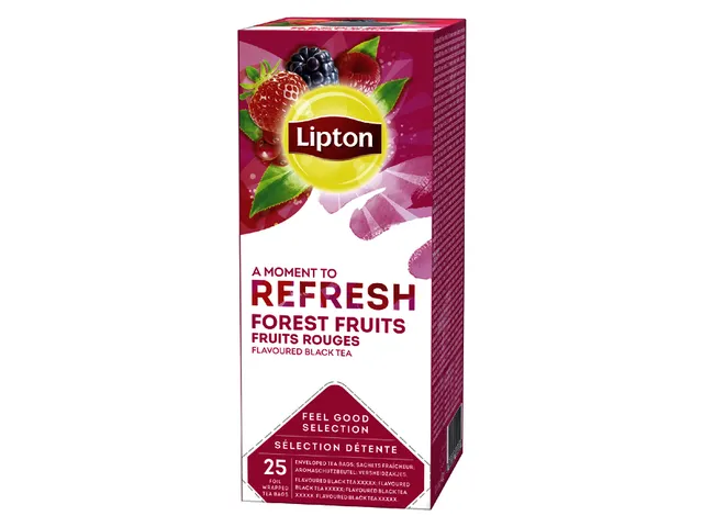 Thee Lipton Refresh Forest Fruit Met Envelop 25Stuks