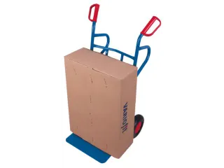 steekwagen 250kg steekplaat BxD 480x300mm staal RAL5010 luchtbanden - 3