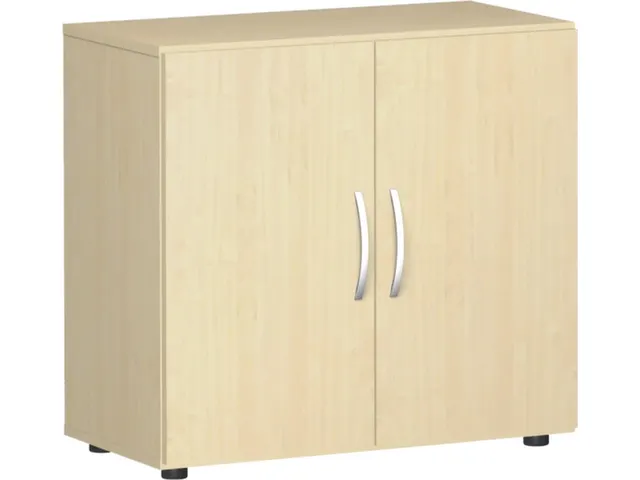 kantoorkast openslaande deuren HxBxD 752x800x420mm hout esdoorn