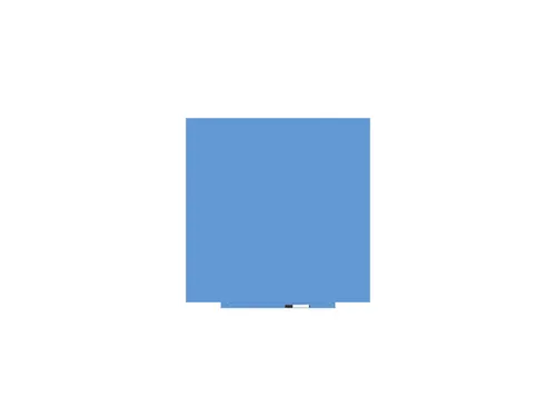 Whiteboard Rocada Skincolour 100x100cm blauw gelakt