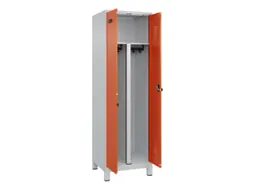 PBM-locker,HxBxD 1950x600x500mm,2vak,vak B 300mm,draaigrendel