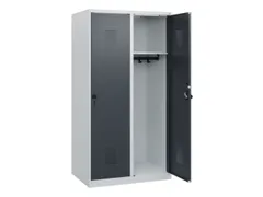 schoollocker,HxBxD 1530x800x500mm,2vak,vak B 400mm,draaigrendel