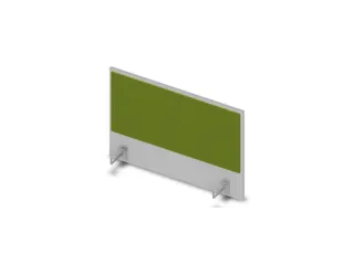 opzetpaneel bureau aanbouw zijkant MP-lichtgrijs BN7048-groen 800mm - 1