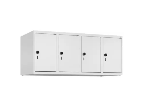 opzetkast,v. locker,4vak.,vak B 300mm,HxBxD 500x1200x500mm