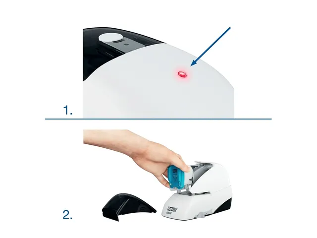 Nietmachine Rapid Elektrisch 5050E 50vel wit/zwart contactloos