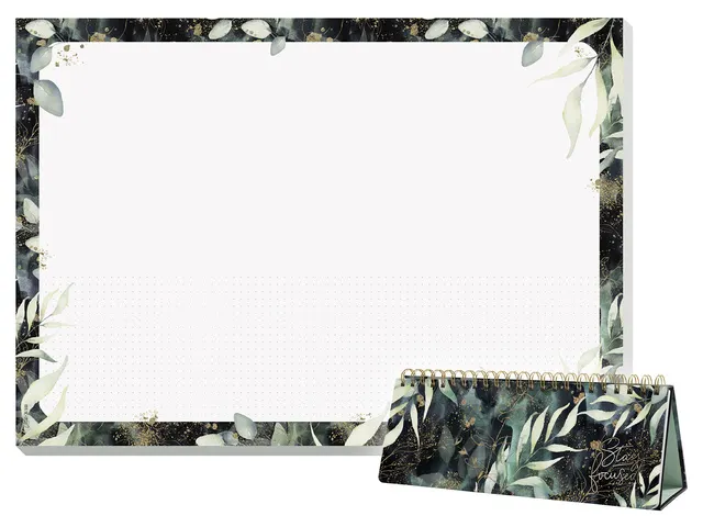 Weekplanner Beauty A4 liggend GRATIS bureauonderlegger Glamorous Leave