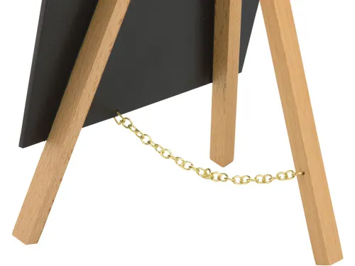 tafelkrijtbord Mini, 24x15cm beuk 3-poot, pak van 3 stuks