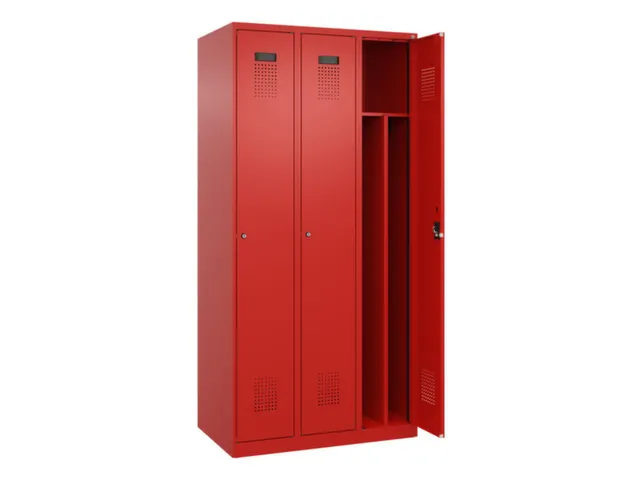 locker voor scheiding van kleding,HxBxD 1850x900x500mm,3vak