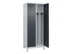 locker voor scheiding van kleding,HxBxD 1950x800x500mm,2vak