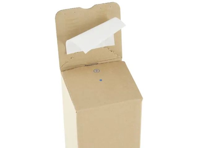 Verzendkoker Vierkant Performance 105x430x105mm Bruin 10 Stuks