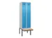 locker met bank,voor scheiding van kleding,HxBxD 2120x600x815mm,2vak