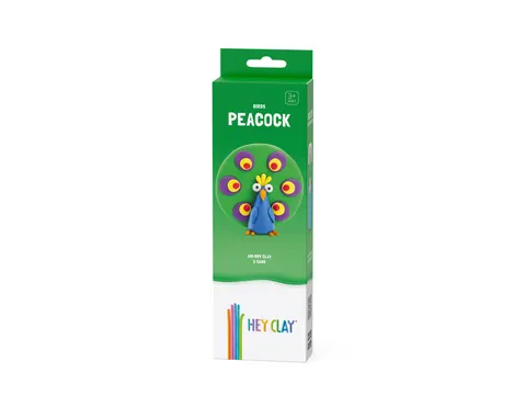 Klei Hey Clay Peacock 3 potjes