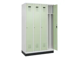 locker voor scheiding van kleding,HxBxD 1950x1200x500mm,4vak