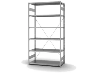 systeemstelling,grondveld,HxBxD 2500x1360x635mm,vakl. 190kg - 2