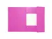 Elastomap Maxi capacity glanskarton 425gm² A4 Roze