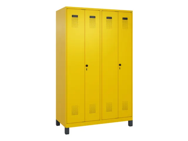 locker voor scheiding van kleding,HxBxD 1950x1200x500mm,4vak