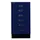 kantoor-ladekast HxBxD 670x349x432mm 6 laden romp oxfordblauw staal