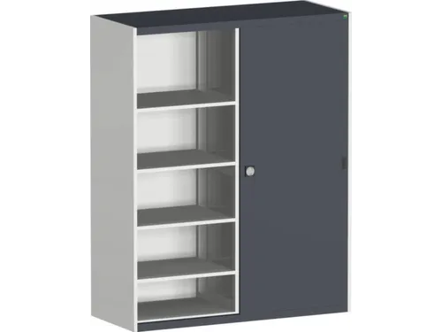 schuifdeurkast 2000x1600x650mm stalen scheidingswand Ral7035 Ral7016