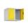 opzetkast,v. locker,2vak.,vak B 300mm,HxBxD 500x600x500mm,cilinderslot