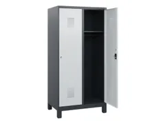 schoollocker,HxBxD 1630x800x500mm,2vak,vak B 400mm,cil.-slot,voeten