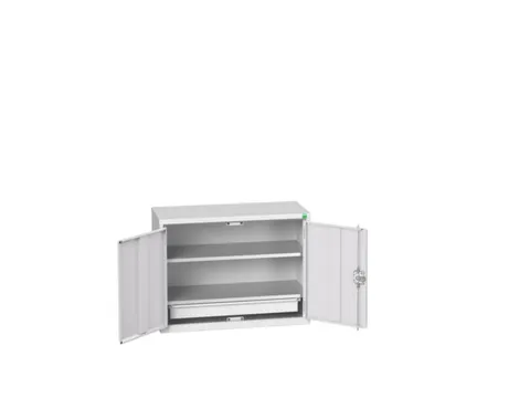 universele kast,HxBxD 600x800x350mm,2xStalen bodem,1lade(n)