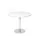 vergadertafel,HxØ 745x1000mm,rond,schotelvoet chroom,ronde buis