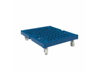 laadbord,draagverm. 500kg,LxB 682x815mm,kunststof,gentiaanblauw - 1