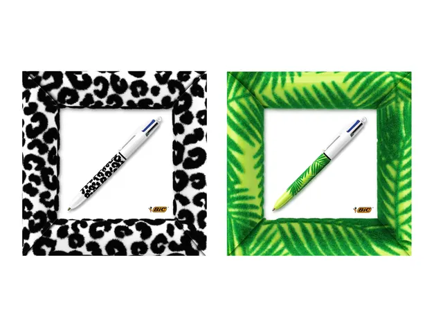 Stylo bille Bic 4 couleurs Velours assorti