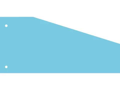 Scheidingsstrook Kangaro 2-gaats 240x105x60mm trapezium 180 grams RC b