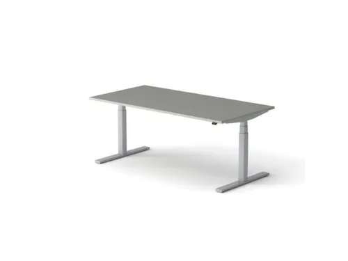 Elektrisch ihv bureau HxBxD 640-1300x1800x900mm blad grijs