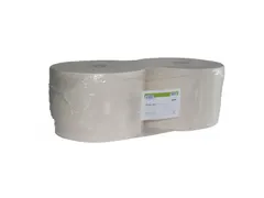 Poetsrol Industrie Recycled 1-laags 1000m Wit pak 2 Rol