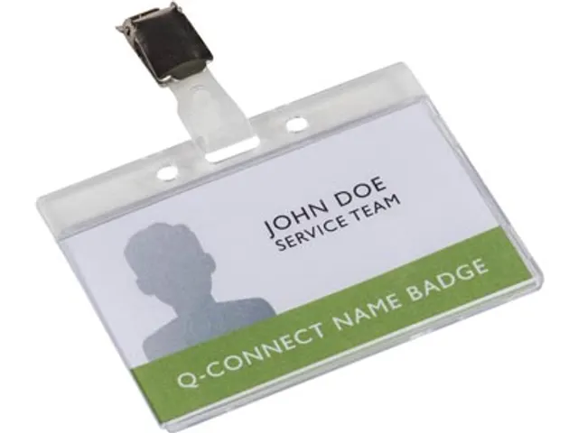 Badge Met Clip 85x54mm Doos 10 Stuks