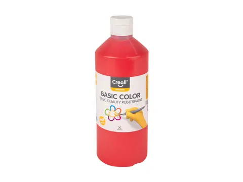 Plakkaatverf Creall Basic lichtrood 500ml