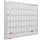 Verticale Jaarplanner Magnetisch 60x90cm Engels Softline profiel 8mm