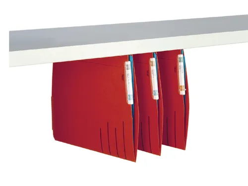 Hangmap Secolor lateraal voor legbord rood
