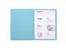 Dossiermap FOREVER 180 100% gerecycleerd 24x32cm Lichtblauw 50 Stuks