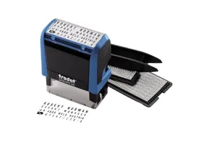 Tekststempel Trodat Printy 4912 Typomatic letterset en pincet - 3