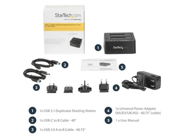USB 3.1 HDD Duplicator Dock SSD / HDD