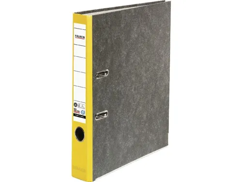 Ordner hfb recycled A4 5cm geel