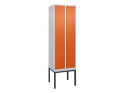 locker voor scheiding van kleding,HxBxD 2120x600x500mm,2vak