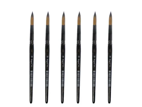 Penseel Kangaro Serie 340 rond Nr. 18 synthetisch doos 6 stuks