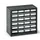 ESD-assortimentskast,HxBxD 290x310x180mm,24lade(n),laden zwart