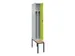 locker voor scheiding van kleding,HxBxD 2120x300x815mm,1vak