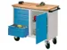 Établi Mobile Charge Maxi. 400Kg Tôle D'acier Ral7035 Façade Ral601