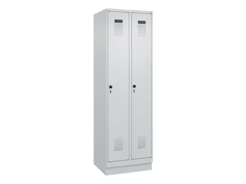 locker voor scheiding van kleding,HxBxD 1950x600x500mm,2vak