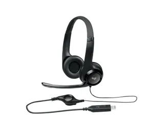 Computer Headset Logitech H390 USB-A Over Ear Zwart - 1