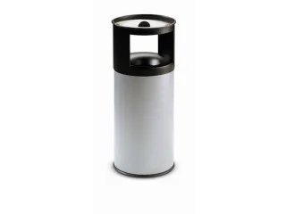 combi-asbak,HxØ 800x310mm,afvalbak inhoud 40l,romp staal grijs,blusko - 2