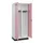 PBM-locker,HxBxD 1950x800x500mm,2vak,vak B 400mm,draaigrendel