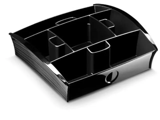 Plateau Distributeur, Ft 20,5 X 21,6 X 6,8 Cm, Noir