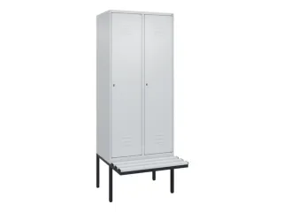 locker voor scheiding van kleding,HxBxD 2120x800x815mm,2vak - 1